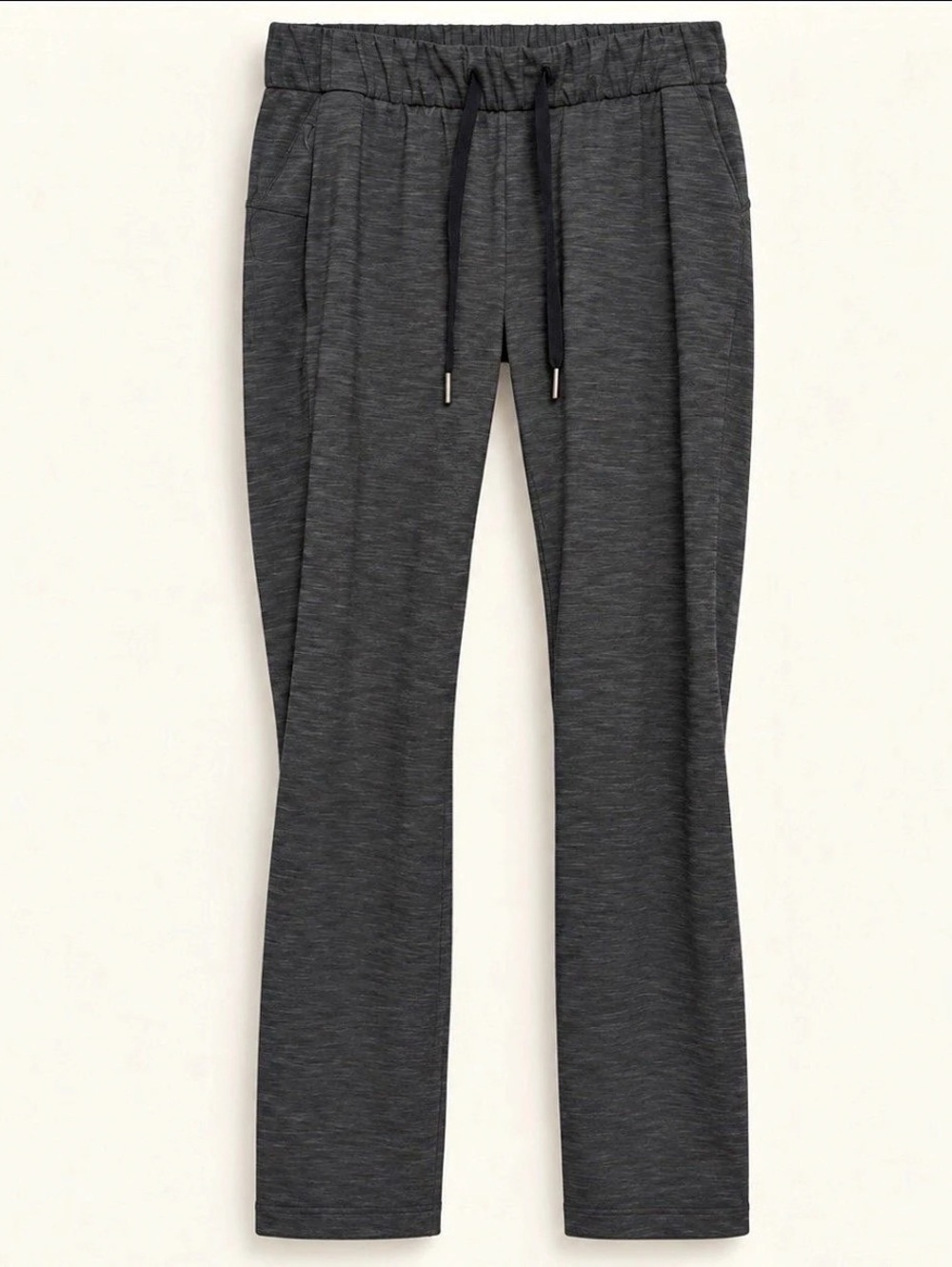 Lululemon Charcoal Heather Drawstring Pants
